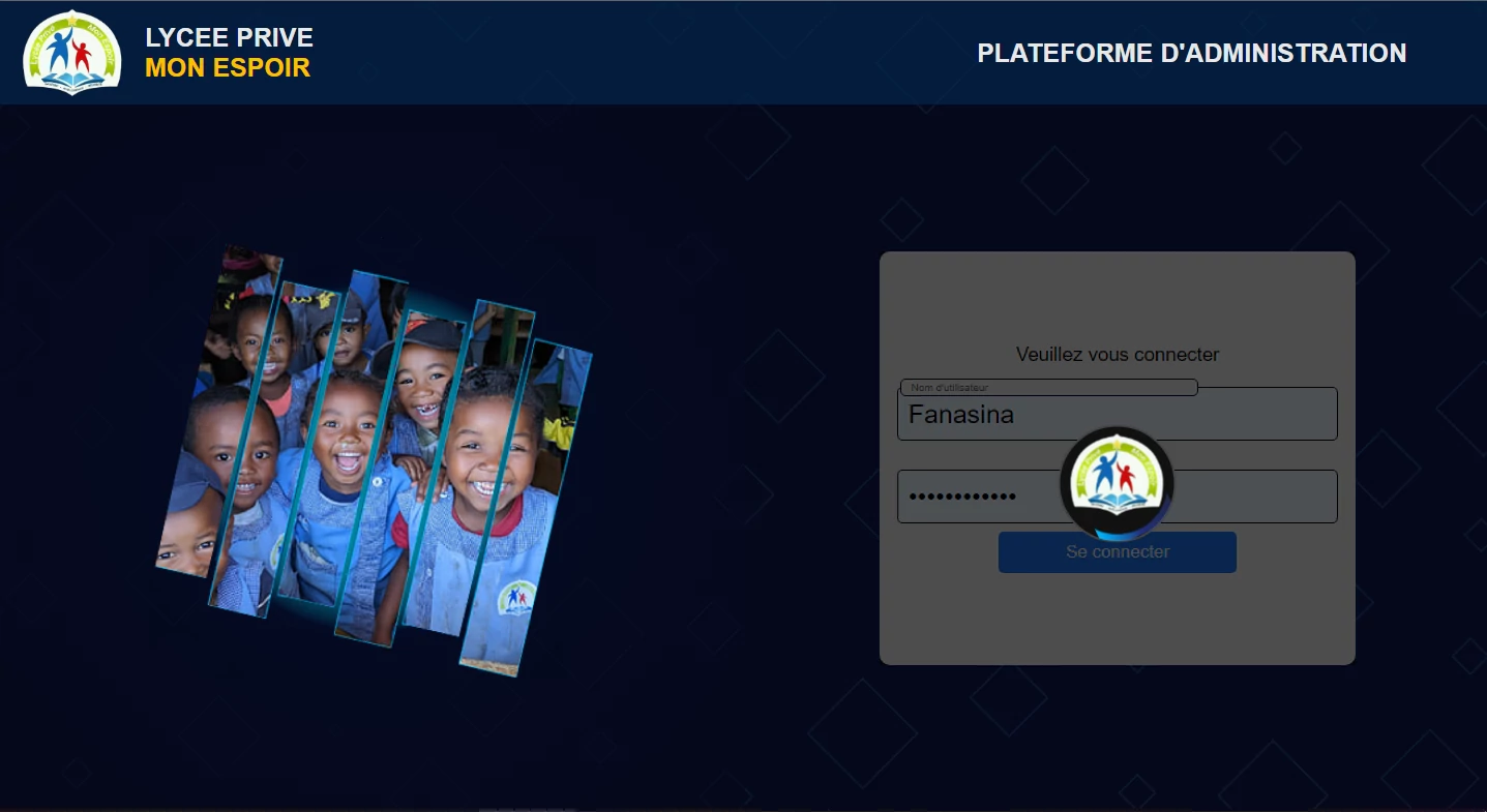 Screenshot of Lycée Privé Mon Espoir